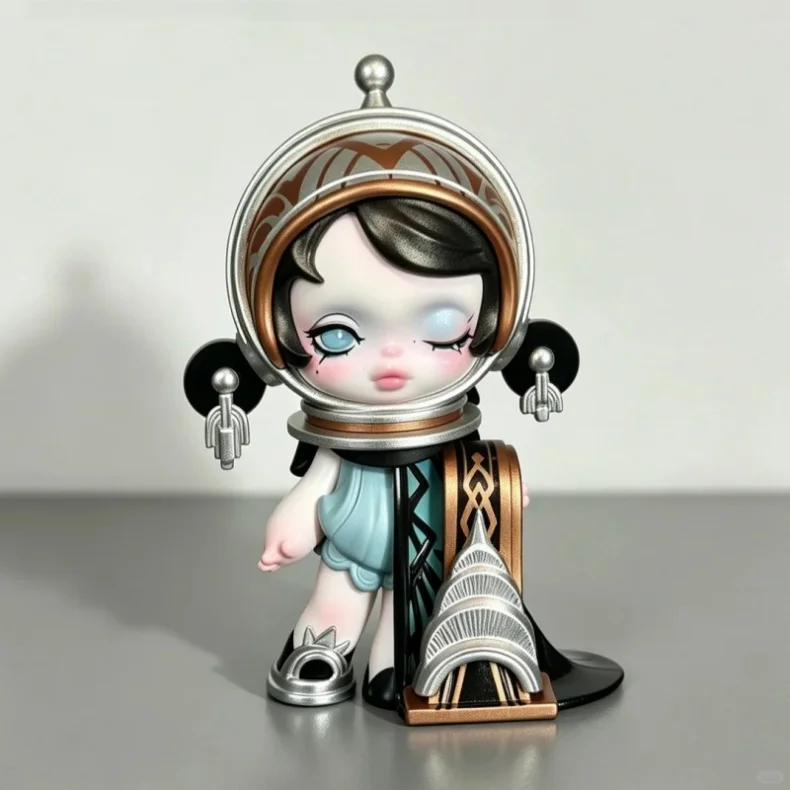 Echte POPMART SKULLPANDA The Forging Hour Serie Figur Blind Box Niedliches Dekoratives Ornament Modell Spielzeug Überraschungsgeschenk für Art Toys – Detail 6