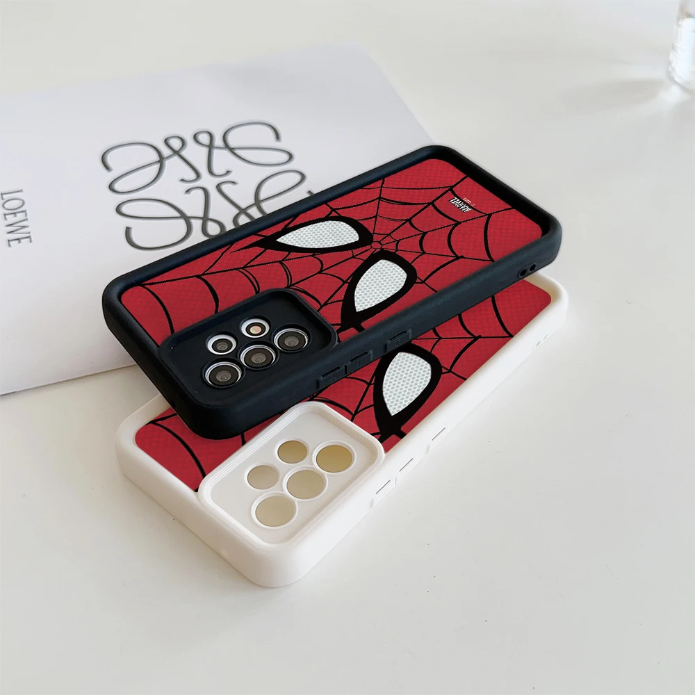 مارفل الرجل العنكبوت قضية الهاتف لسامسونج غالاكسي A55 A56 A15 A16 A36 A54 A34 A35 A17 A26 A06 A05 A05S A25 A23 A24 A52 A33 A32 A73 #3