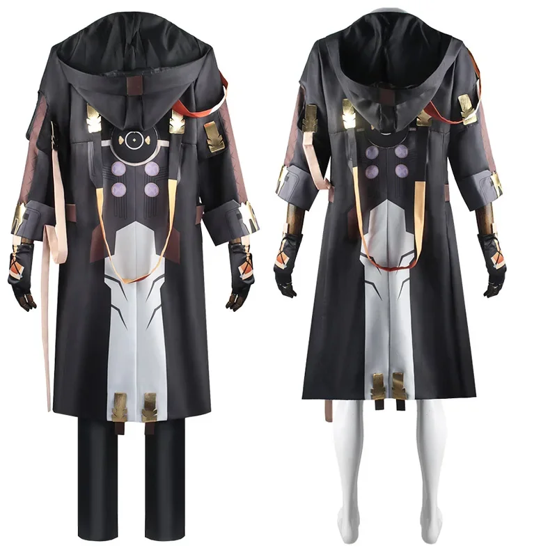 لعبة ستار السكك الحديدية تريل بليزر تأثيري زي للرجال والنساء ، مجموعة كاملة الدعاوى ، شعر مستعار ، ملابس الإناث والذكور