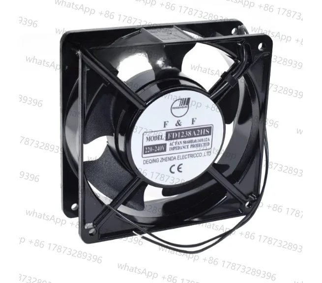 Well Tested Cooling Fan  FD1238A2HS AC220-240V 50/60HZ Two Lines For F&F
