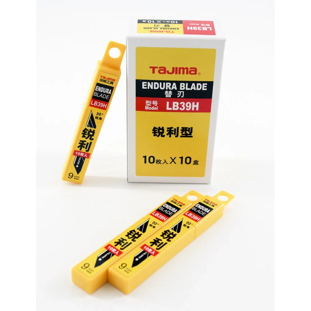 TAJIMA LB39H Запасные лезвия 9 мм 30 °   Угловые сменные лезвия для деталей универсальных ножей A-типа для LC320B 1102-0408