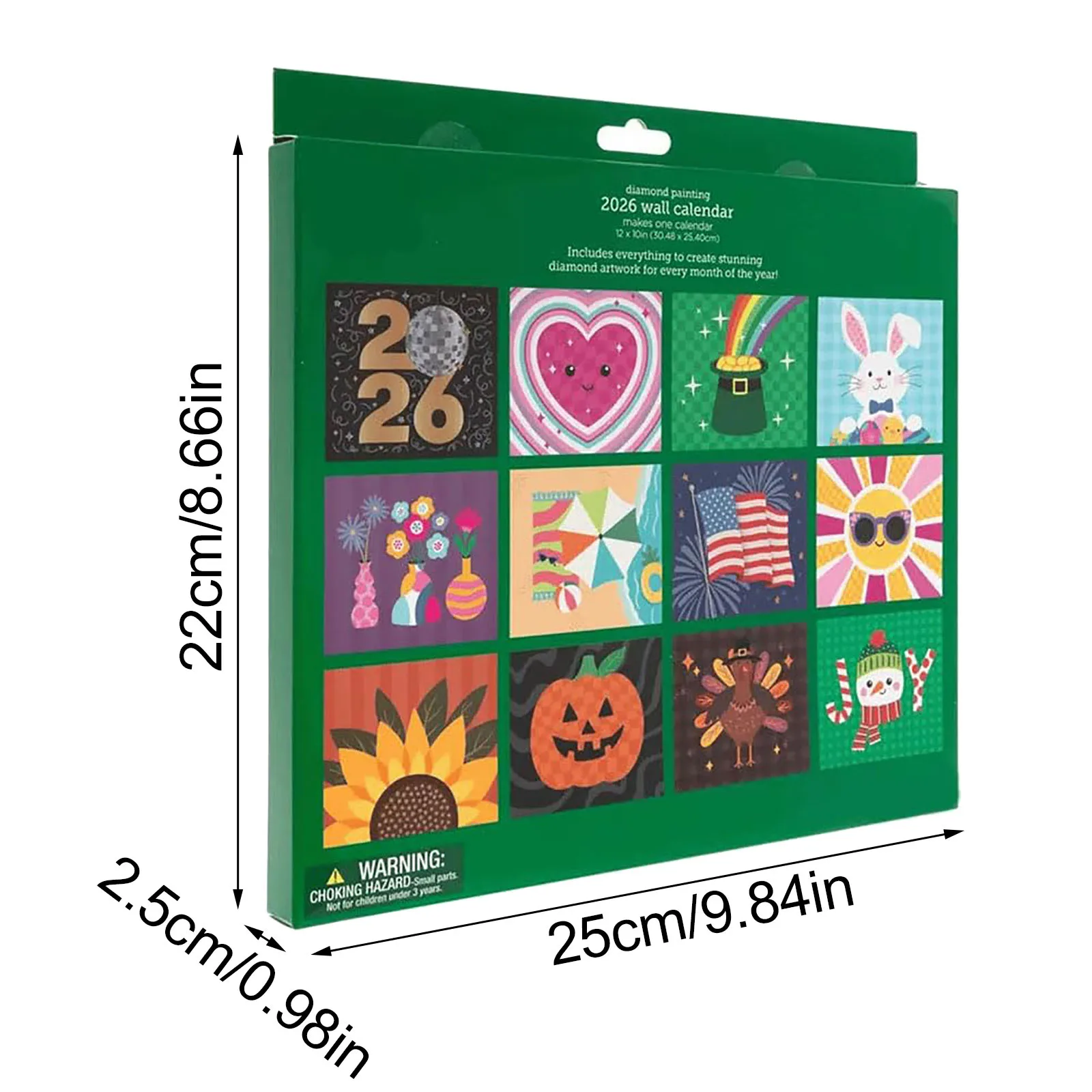 

Arts Training Equipment for Adults 2026 Wall Calendar Kit DIY Diamond Art Calendar 2026 12 Month Flip Wall Calendar With To Do