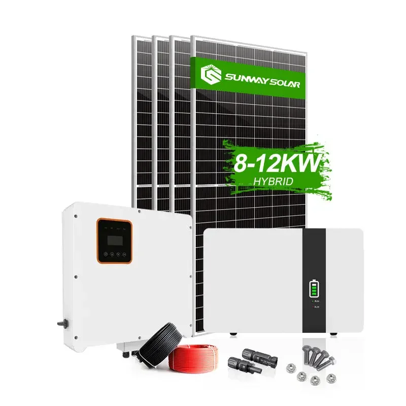 Solar Complete Kits Home 3kw 5kw 10kw Solar Panel Hybrid System Solar Energy System