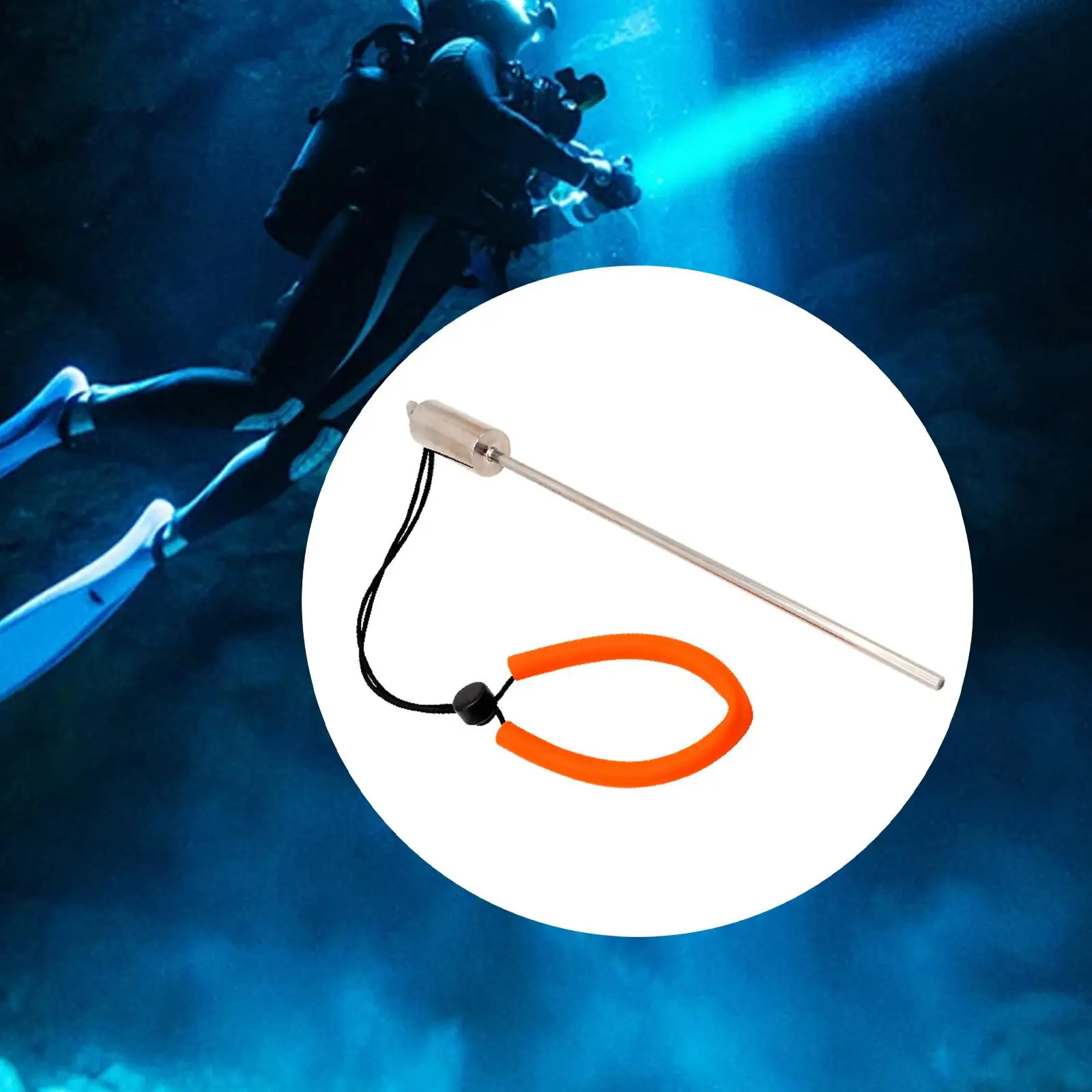 Diving Stick Multifunctional Shaker Probe Rod Clear Scale Accessory Pointer