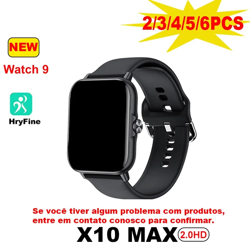 

X10 MAX Smart Watch 45 мм, беспроводное зарядное устройство, напоминание о сообщениях, NFC, контроль доступа, Bluetooth, музыка, спорт, мужские и женские умные часы 2024