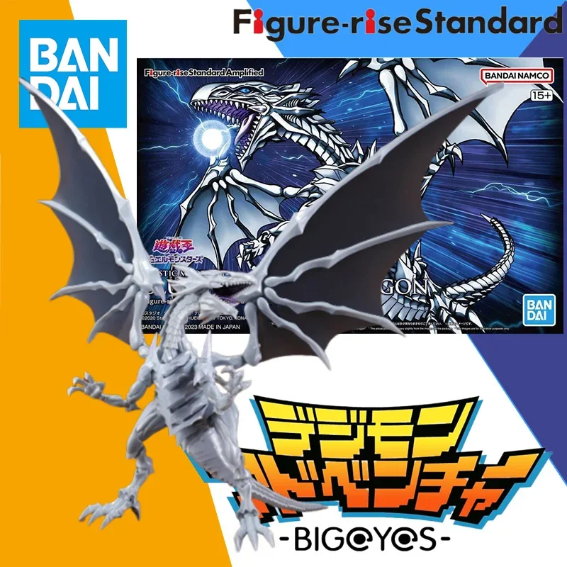 

In Stock Bandai Figure-rise Standard Amplified Yu-Gi-Oh! BLUE-EYES WHITE DRAGON Assembly Anime Action Figure Model Toy Gift