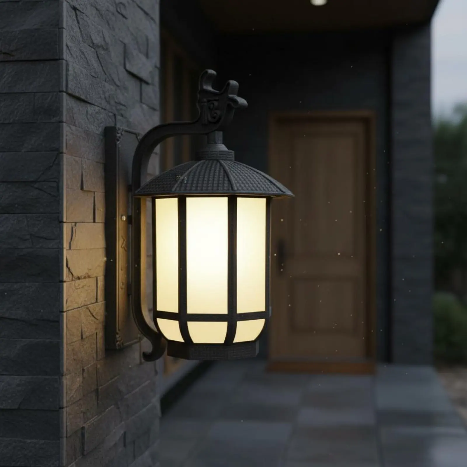 

Chinese Design Wall Lantern Waterproof Outdoor Wall Lantern Home Lighting Weatherproof Decorative for Courtyard, Walkway