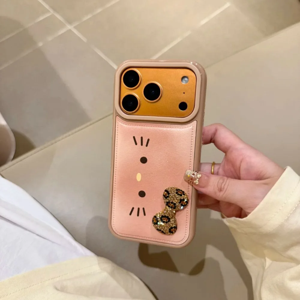 Kawaii HelloKitty شريط للرسغ لينة للصدمات جراب هاتف آيفون 17 16 15 14 زائد 13 12 برو ماكس 11 الكرتون الحبل غطاء #6