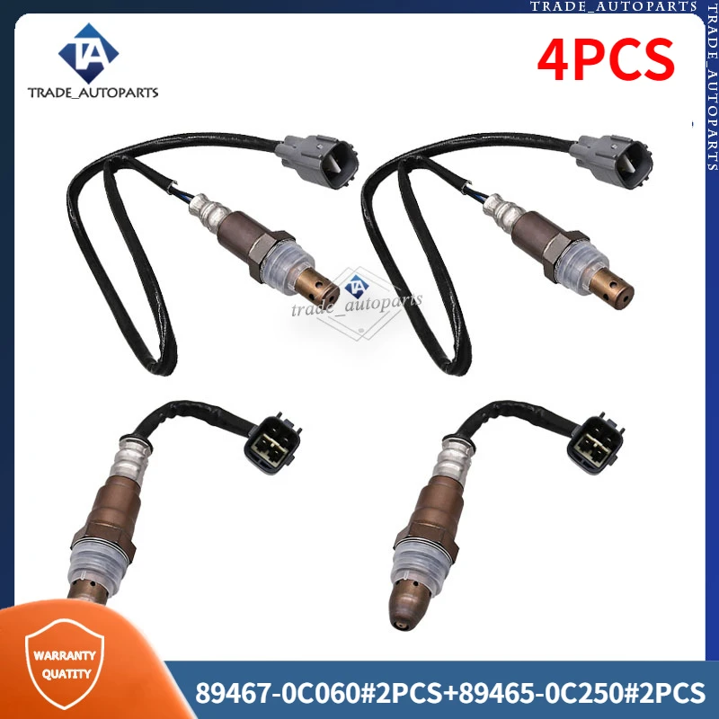 

89467-0C060 89465-0C250 Oxygen O2 Sensor 4PCS For 2018-2022 TOYOTA SEQUOIA TUNDRA 5.7L Upstream & Downstream 234-9145 234-8075