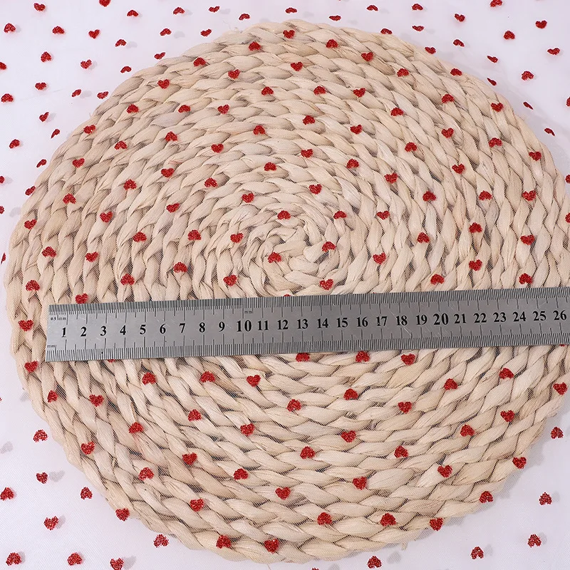 ผ้าตาข่ายสีทองประดับโบว์เล็กๆ สำหรับตกแต่งผม ของเล่น วันวาเลนไทน์ งานแต่งงาน ฉากหลัง ผ้าทูลล์