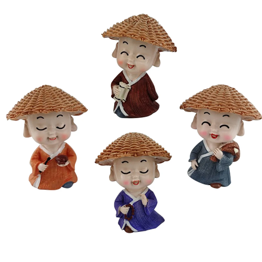 

Figurine Resin Decoration Desktop Buddha Statue nament Crafts Home Decor Gifts Portable Lightweight