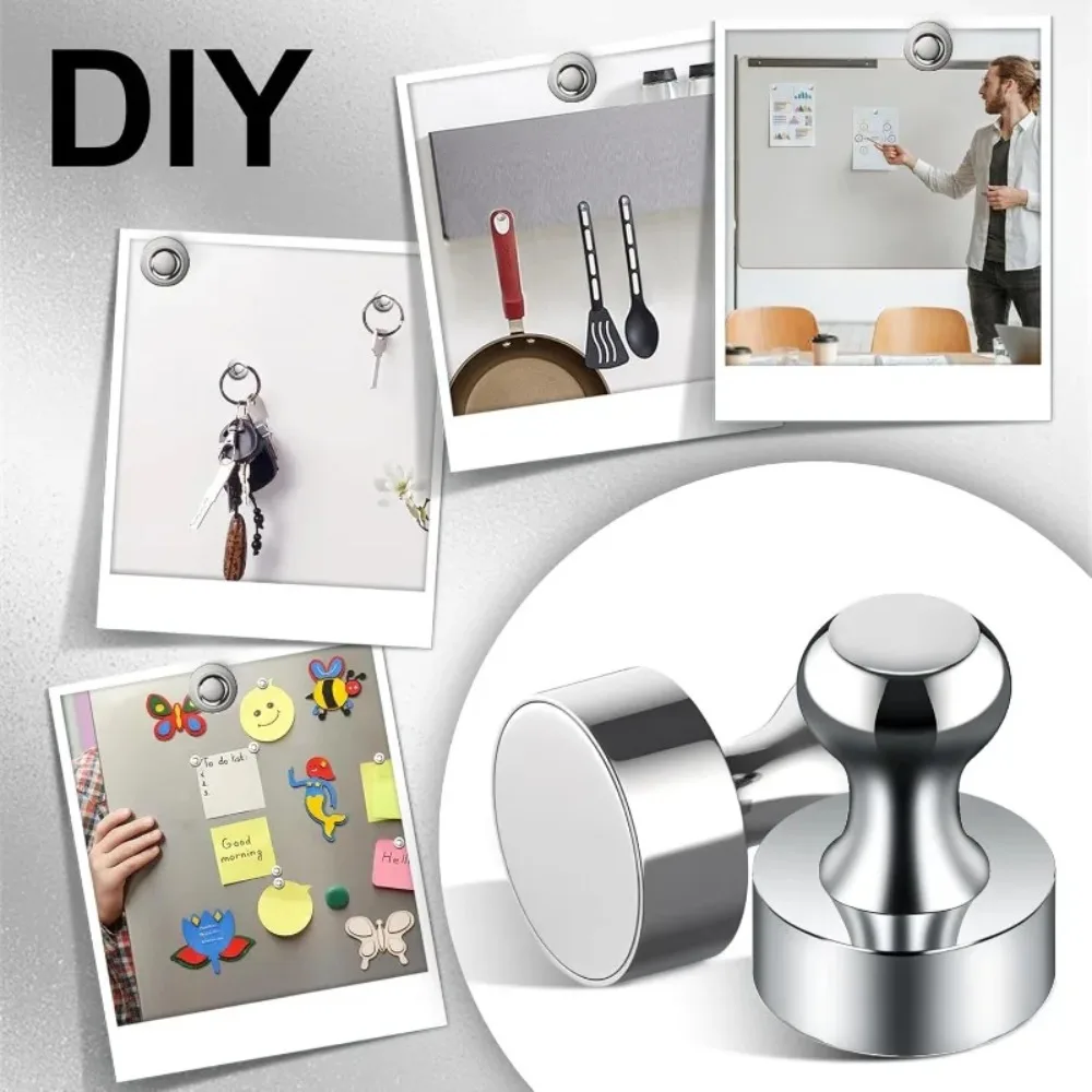 1-50Pcs Super Strong Neodymium Magnet Pushpin for Refrigerator Whiteboard Magnetic Pushpins Sucker Thumbtack Magnets Push Pins