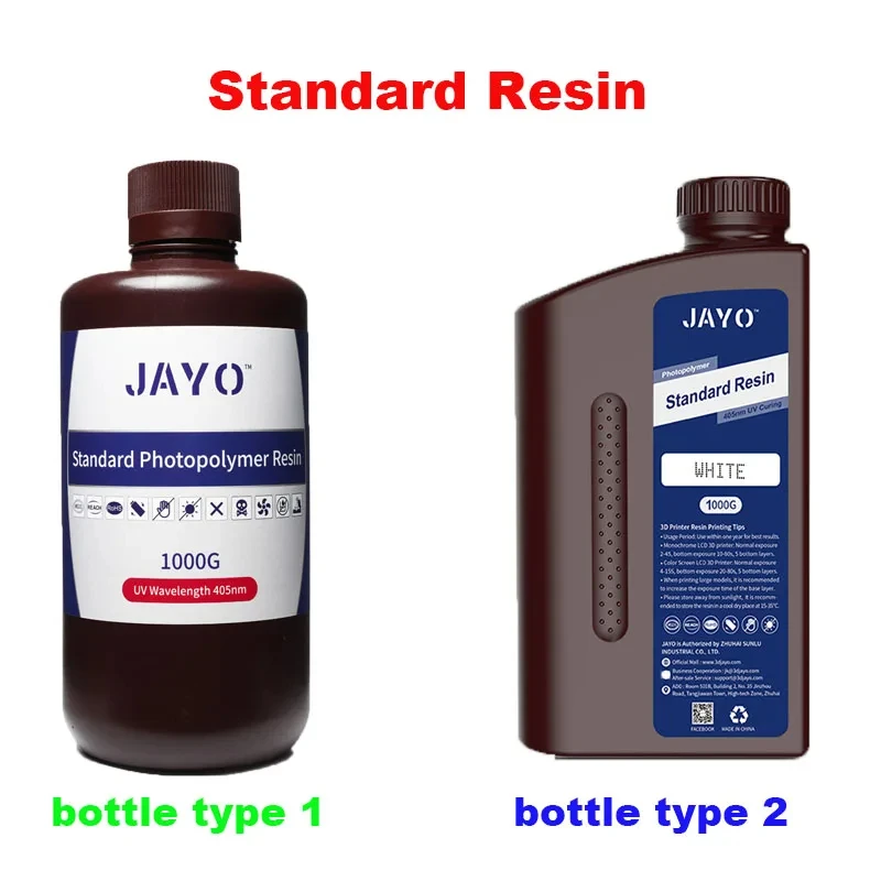 JAYO Standard Resin 10KG 395-405nm UV Curing PhotopolymerRapid print for LCD/DLP 3D Printer Europe Brazil warehouse fast arrival