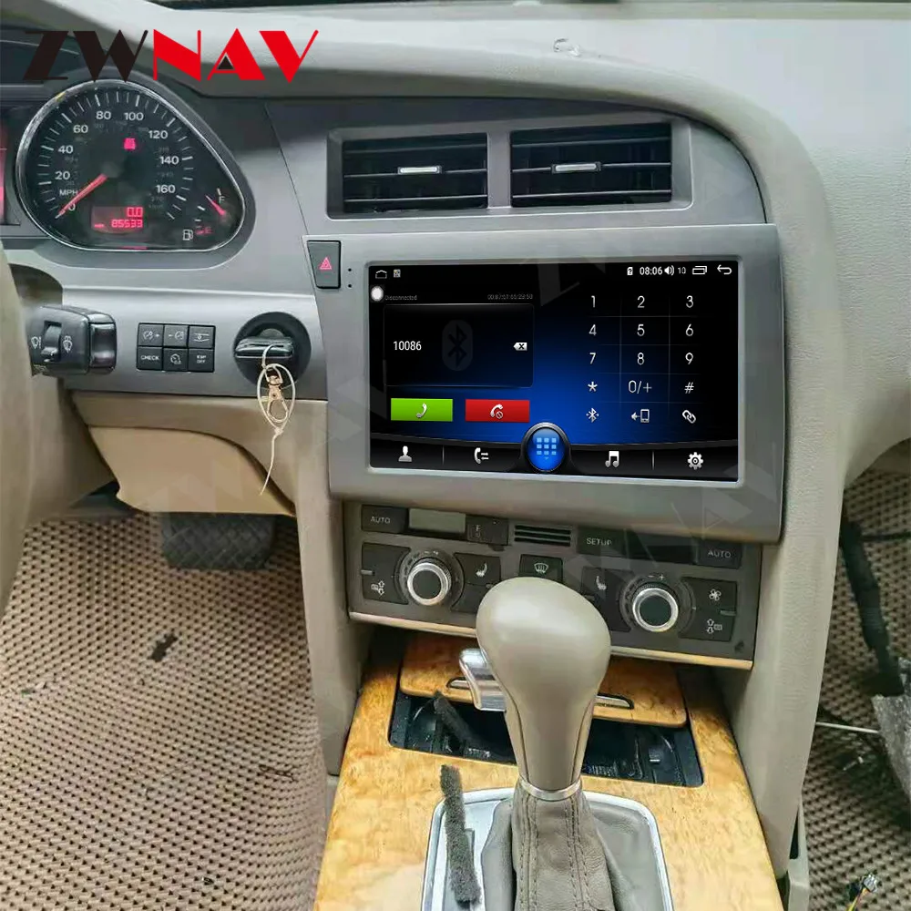 For Audi A6 2005-2011 Car Radio 9' Screen Navigation Device Wireless GPS Player Stereo Multimedia Entertainment