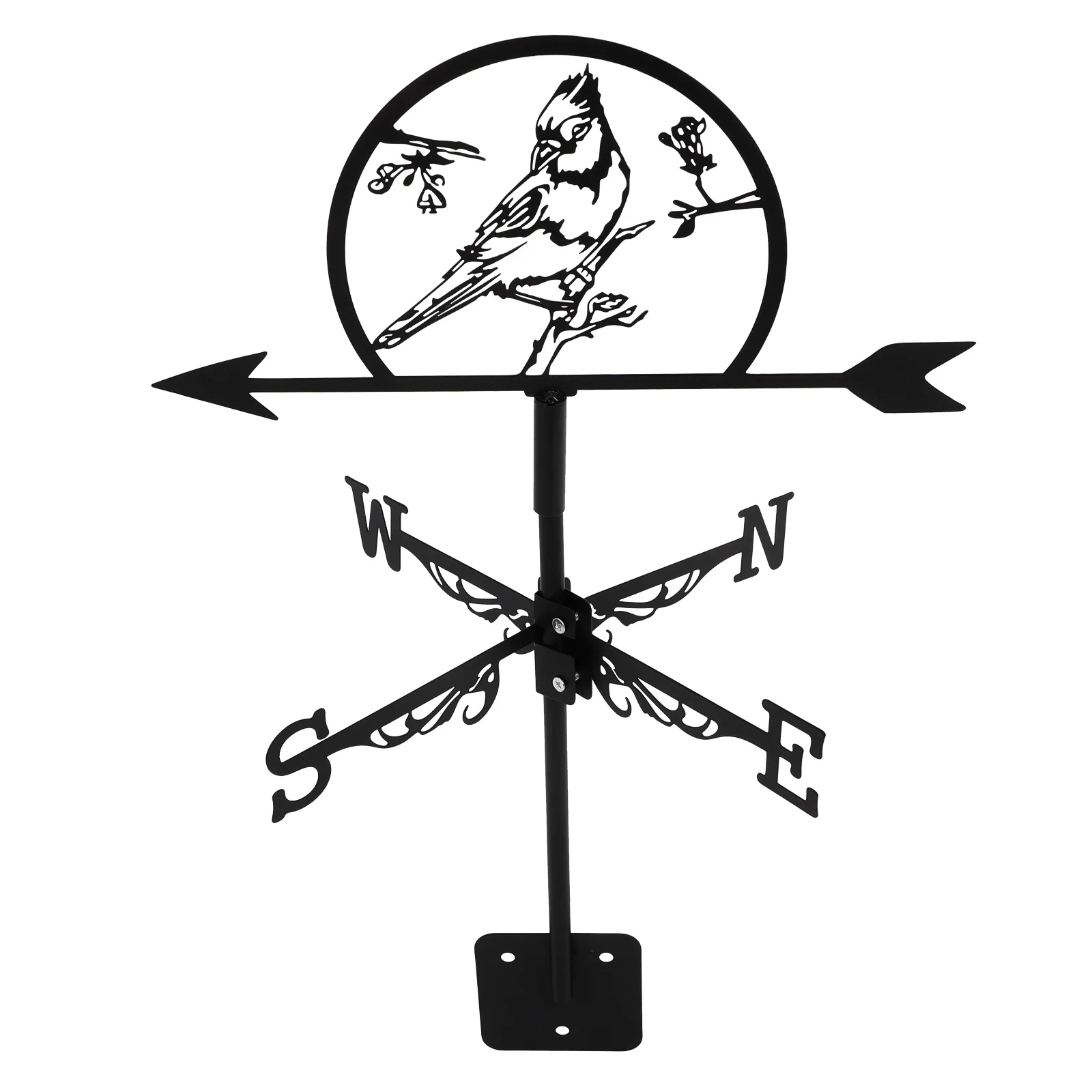 

Gardening Weather Vane Decoration Vintage Small Wind Direction Indicator Flight Black