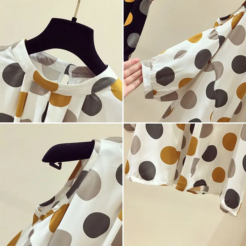 Chemisiers à imprimé floral en mousseline de soie pour femmes, haut de gamme, irritation, haute qualité, été, décontractés, à volants, minimstarty-décontracté, A295