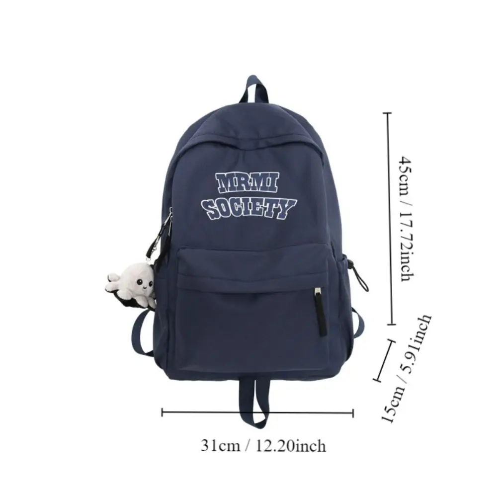 Korean Retro Large Capacity Backpack Japanese Harajuku Street Photo Instagram Casual and Versatile College Student Backpack