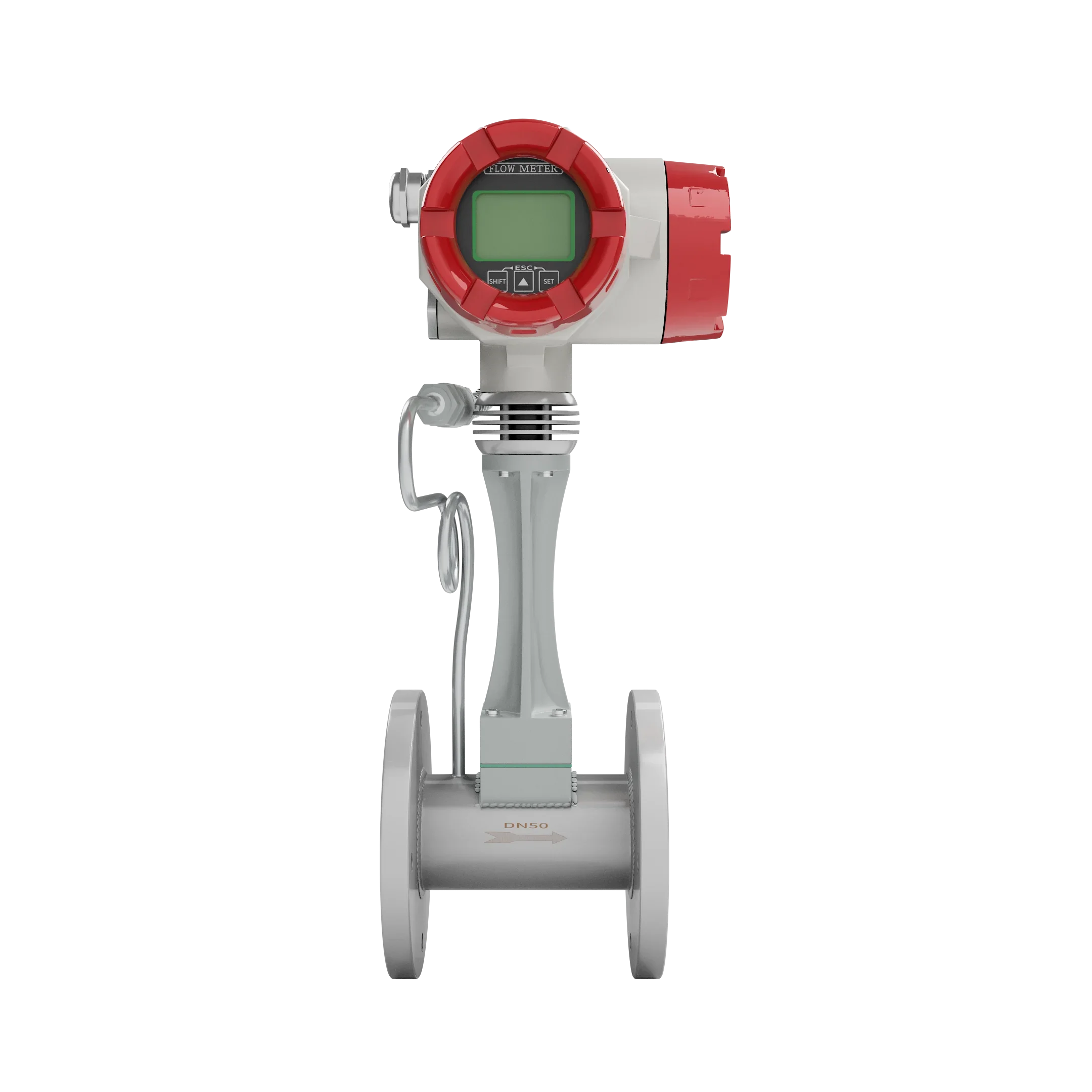 High precision industrial gas air flowmeter price vortex flow meter sensor lugb vortex liquid flow meter