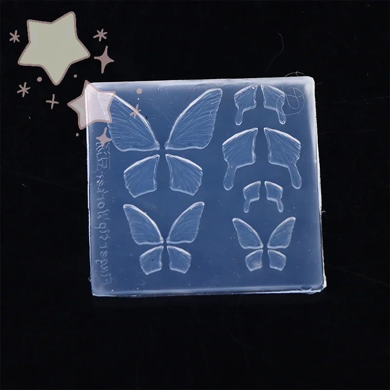 [TW]1Pcs 3D Silicone Nail Mold Butterfly Mould Stamping Plate Nails Stencils for DIY UV Gel Nail Carving Mold