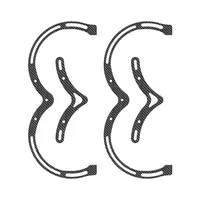 For DJI Avata 2 Full Carbon Fiber Aluminum Alloy Armor Lightweight Anti-Fall Protection Drone Guard Armor Combo Accessories Set