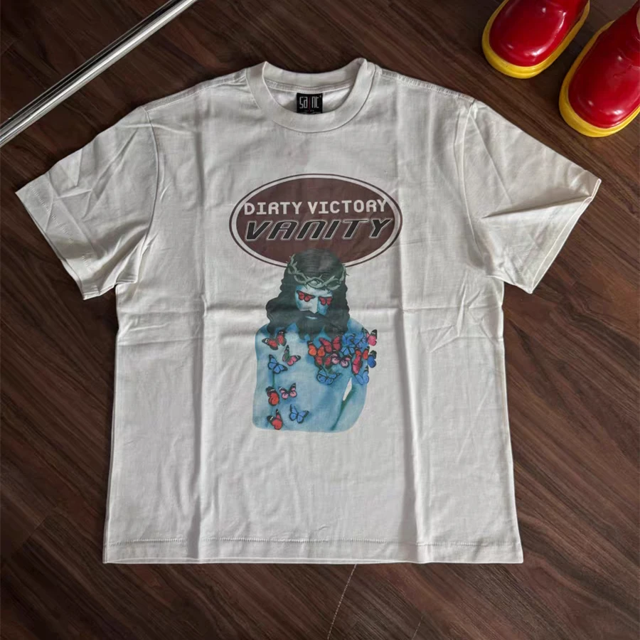 SAINT Dirty Victory T Shirt Men Women Best Quality Tee Tops T-Shirt