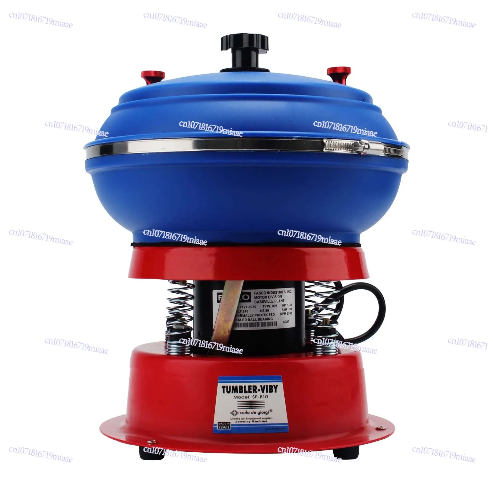 Hot-selling 8-inch Vibrating Jewelry Tumbler Polishing Machine Optimizes Gem Rust Removal Vibration