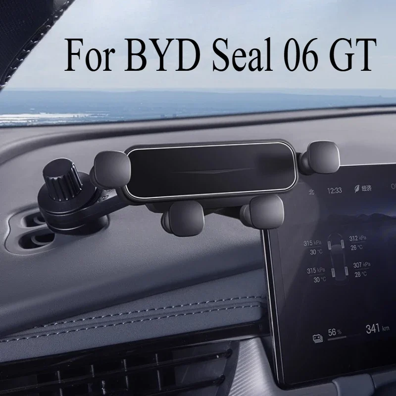 For BYD Seal 06 GT Mobile Phone Car Bracket Out Trend Mobile Phone Bracket Navigation Instrument Bracket Body Kits Accessories