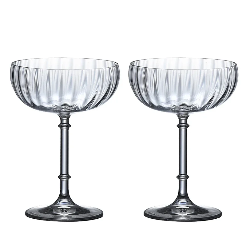 2PCS Coupe Cocktail Glasses Martini Glass Set of 2