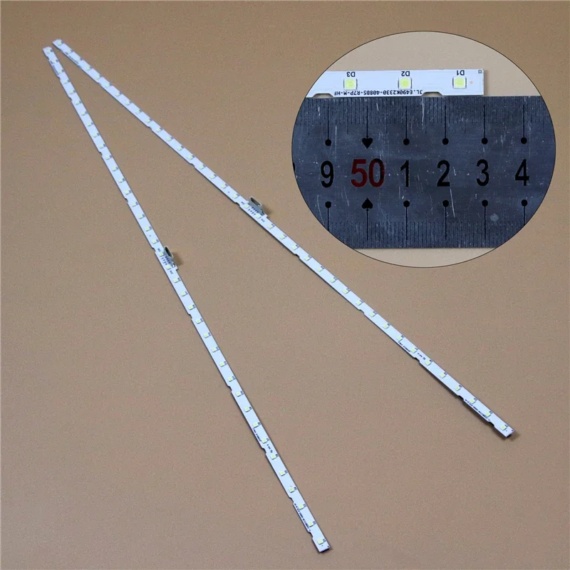 テレビの LED アレイバーサムスン UA49NU7300 UA49NU7300K LED バックライトストリップマトリックスランプレンズバンド AOT_49_NU7300 JL.E490K2330
