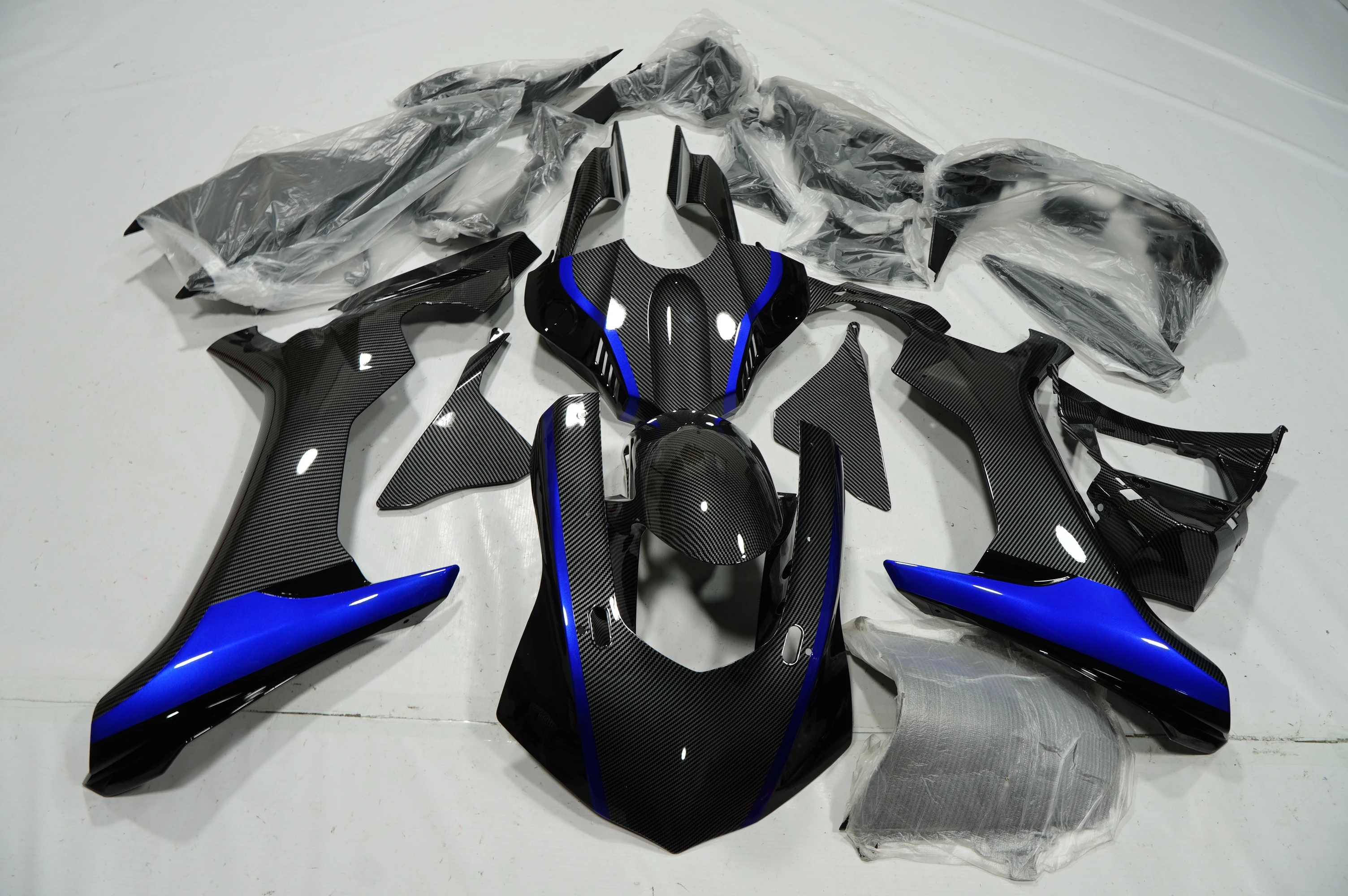 UV R1 ABS injection molding full  for  YZF 1000 R1 2015 2016 15 motorcycle Carbon look GOOD for Paint