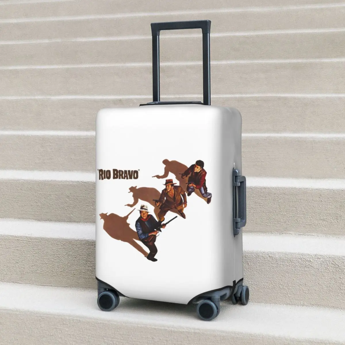 

Rio Bravo Movie Suitcase Cover Protection Elastic Travel Luggage Protector Covers for 18-32 Inch