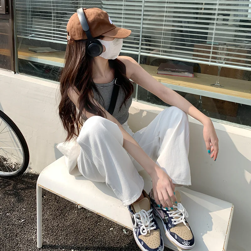 

Jeans For Women High Waist 2000'S Clothes Cowgirl Western American Style Retro Vintage Denim Female Trousers Ladies Fashion