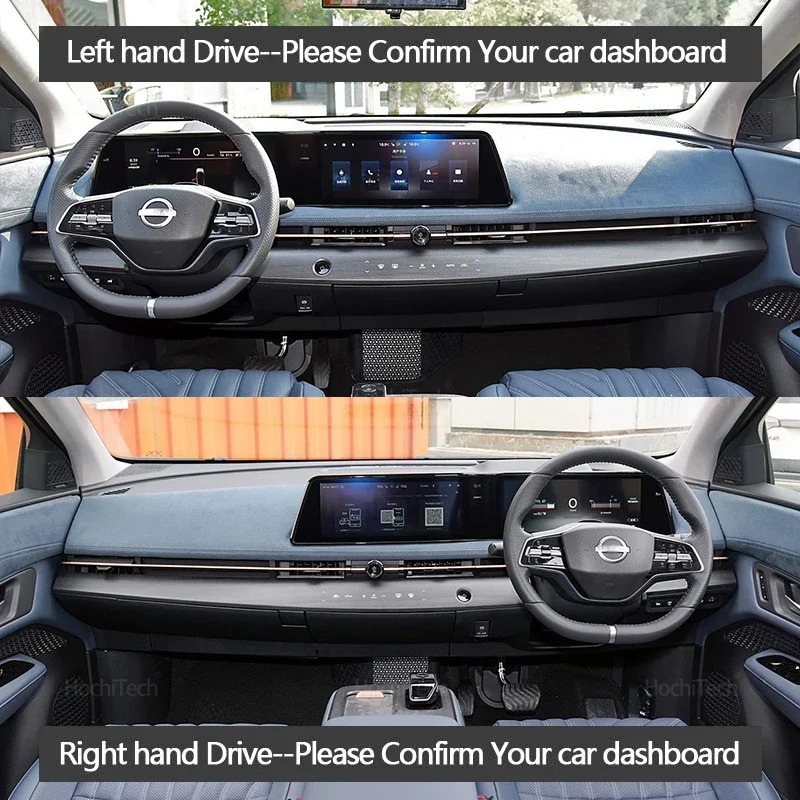 For Nissan Ariya 2023 2024 2025 Car Dashboard Cover Avoid Light Pad Instrument Platform Cover Mat Carpet Accessories