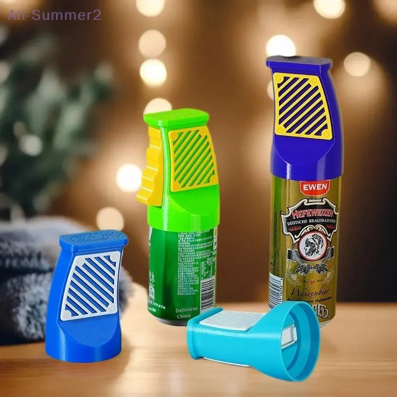 {MX} Creative 3D-Printed Can Opener Ergonomics Beer Can Opener Portable Labor-saving Beverage Open Tool For Finger Nail Protect