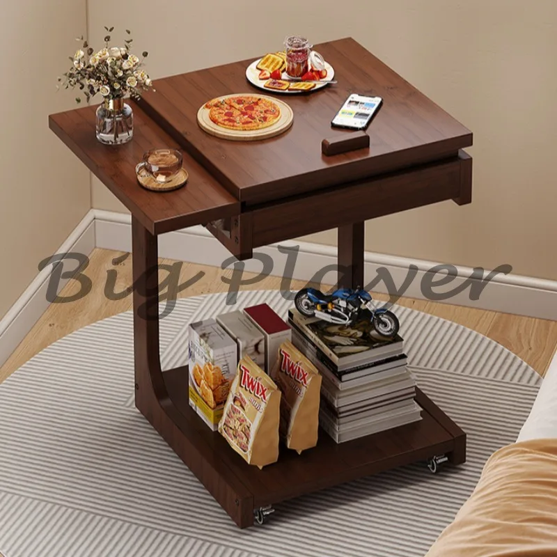 

Минималистичная мобильная прикроватная тумбочка, многофункциональный диванный столик с местом для хранения балконных столов, домашняя мебель для гостиной