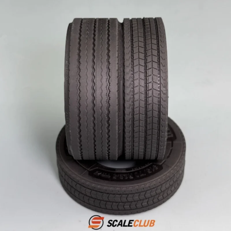 Scaleclub Modell für 1:14 Tamiya Traktor-LKW Ouka Wind Belt Mudblock Edge Mi Fat Tire RC-Zubehör – Detail 3