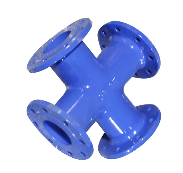 

2025ISO2531/EN545 DCI Ductile Cast Iron Fitting Cross for Sewage Wastewater Piping Fittings