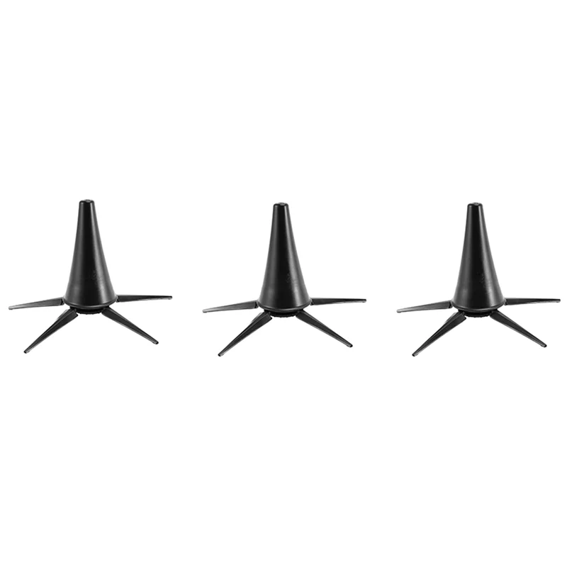

TURE 3X Portable Clarinet Stand Holder Foldable Support Metal 5-Leg Stand Wind Instrument Accessory