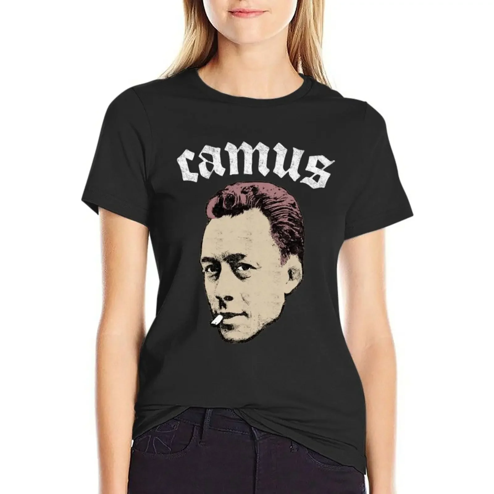 Albert Camus T-Shirt anime clothes hippie clothes tees t-shirts for Women pack