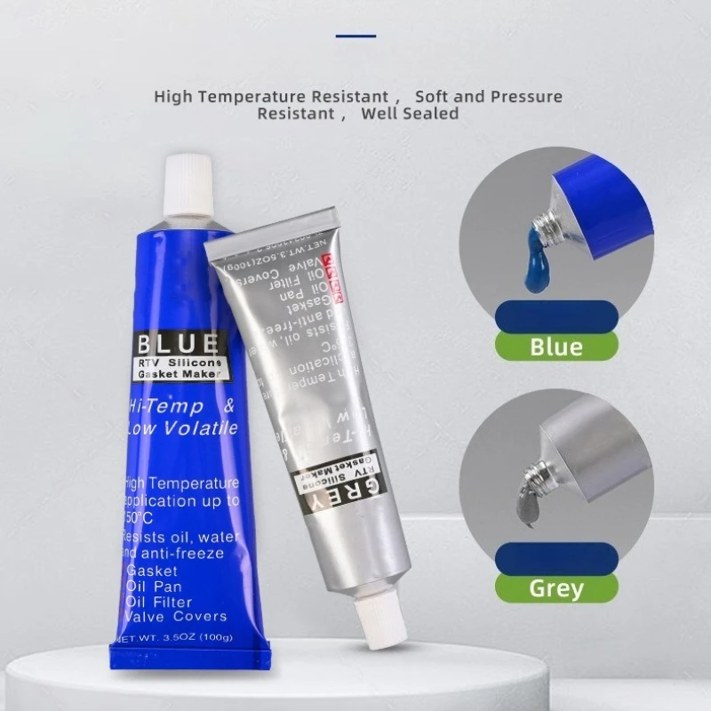 Sellador de junta de motor impermeable, adhesivo de caucho de silicona y relleno de huecos de equipos mecánicos