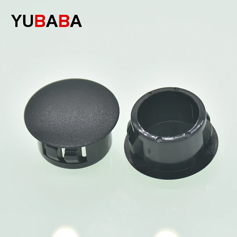 black plastic caps hole plugs pressure caps