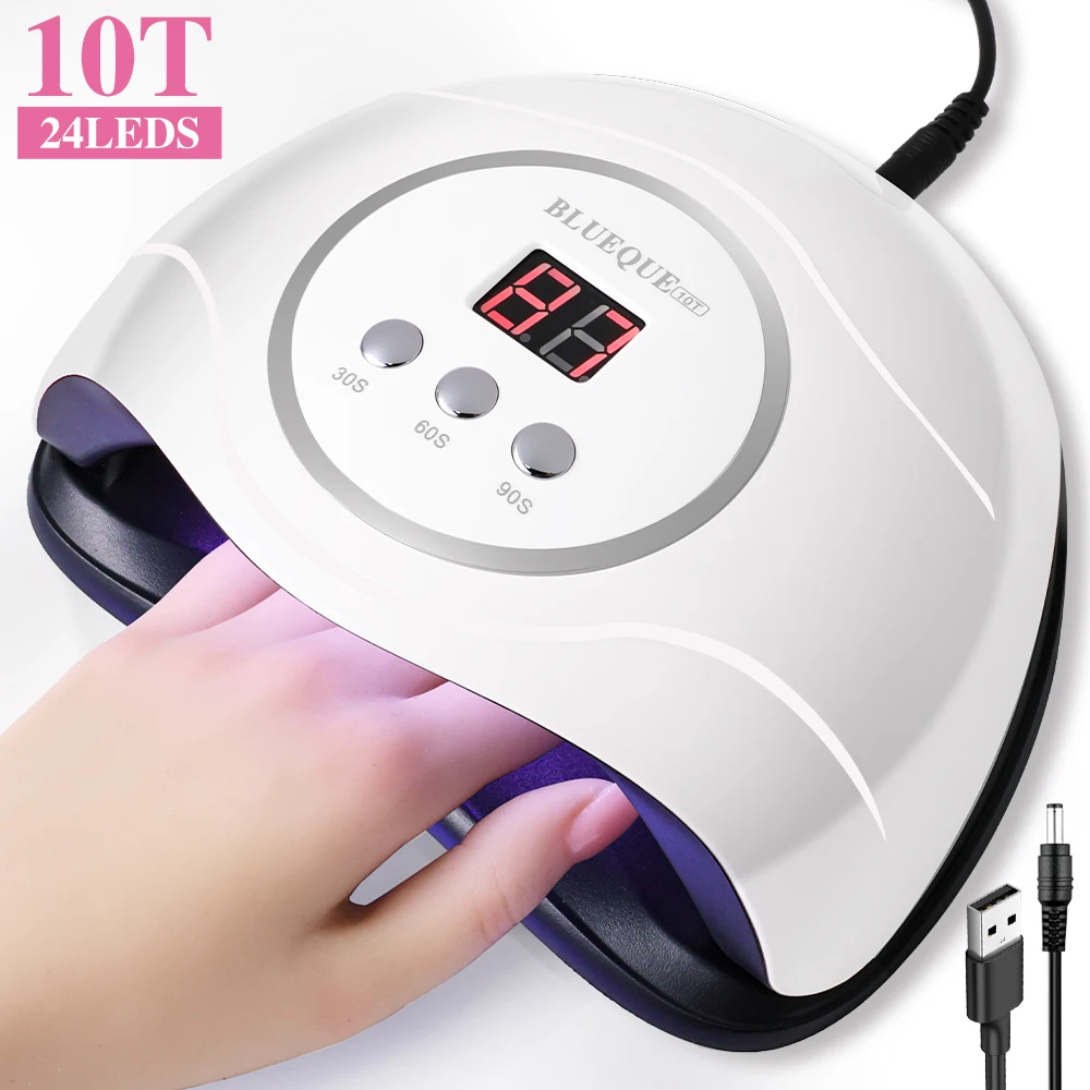 เครื่องอบเล็บยูวีแอลอีดีแบบมืออาชีพ สำหรับอบเล็บเจล ใช้ในบ้าน อุปกรณ์ทำเล็บมือ