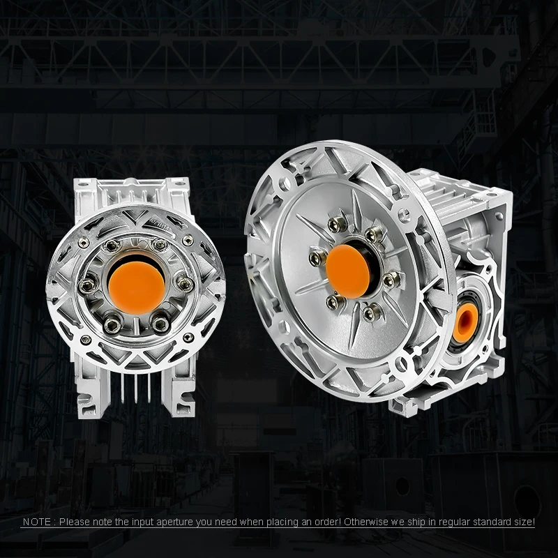 Imagem -02 - Diâmetro mm 11 mm 14 mm da Entrada da Engrenagem do Sem-fim do Redutor do Motor Nmrv040 Relação da Desaceleração 5: a 100: para 0.0kw Aos Motores 0.37kw