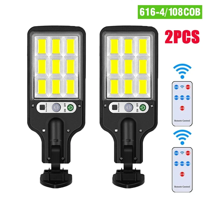 15000LM Bestraling 500 ㎡   Solar Light voor buiten zonlicht bewegingssensor IP65 waterdichte tuin straat muur externe zonnelamp