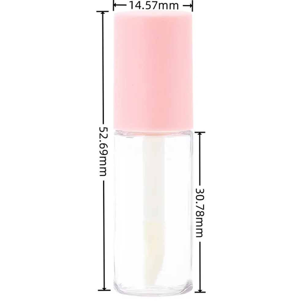 20/10pcs 3ML Empty Lip Gloss Tube DIY Plastic Elegant Liquid Lipstick Container Round Lipgloss Cosmetic Sample Refillable Bottle view 6