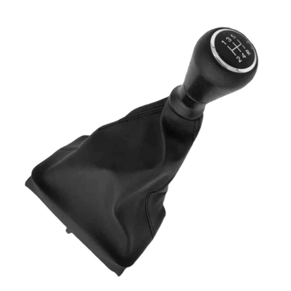 Fit for Peugeot 307 CC 308 206 406 5-Speed Gear Shift Knob With Collars Gear Shift Lever Dust Anti-dust Cover Interior Parts 1PC