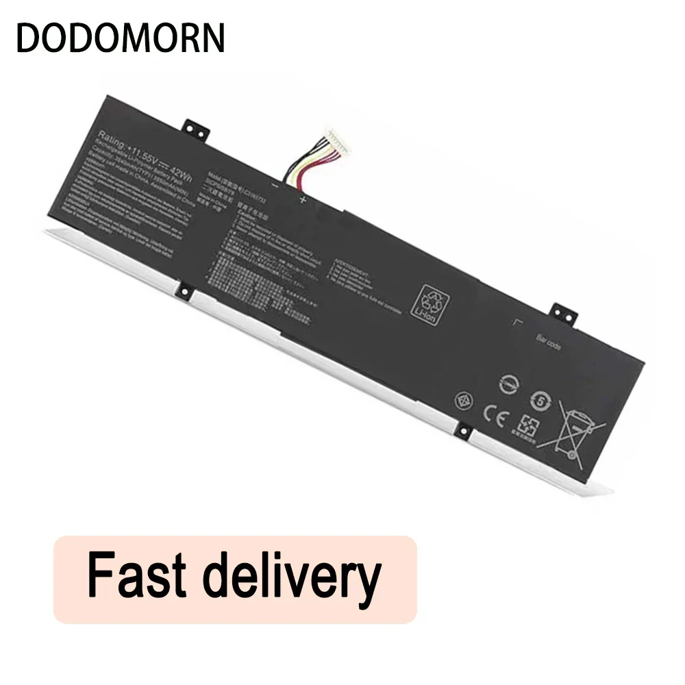 DODOMORN-batería para portátil C31N1733, para ASUS TP412UA TP412UA-EC207T, VivoBook Flip 14 TP412UA-DB31T Series 0B200-02970000