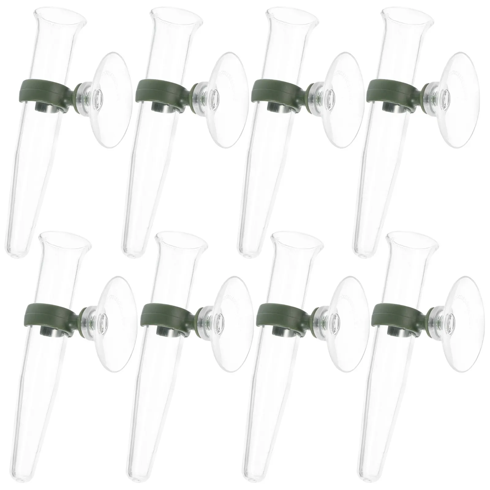 

8Pcs Flower Water Storage Tube for Fresh Cut Flowers Long Stem Orchid Tube Floral Foam Arrangement Silicone Cap Plastic Flower