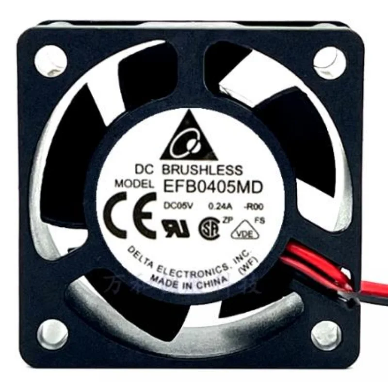 New CPU Cooling Fan for Delta EFB0405MD-ROO 5V 0.24A 4020 4cm Server Fan 40x40x20mm