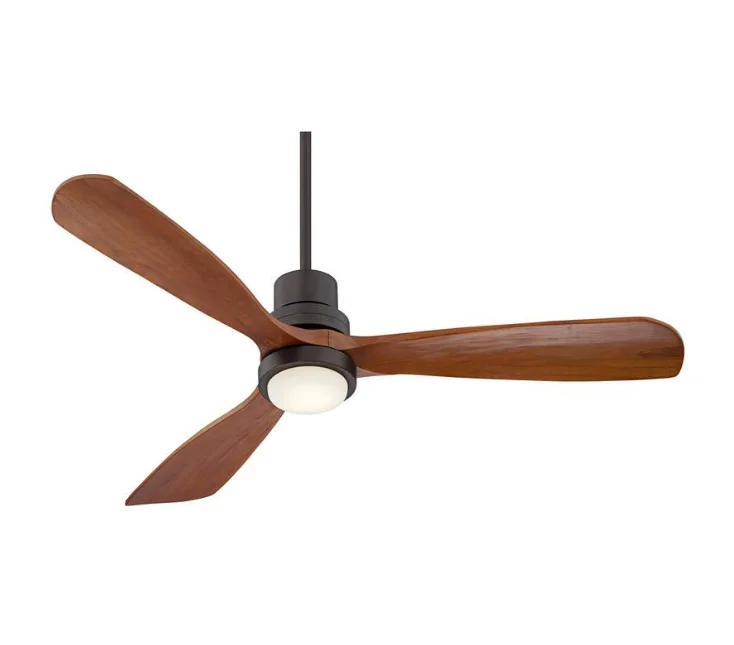 Antique wood fan blade 52'' ceiling fan lights Modern Ceiling Fan with Remote Control Bronze